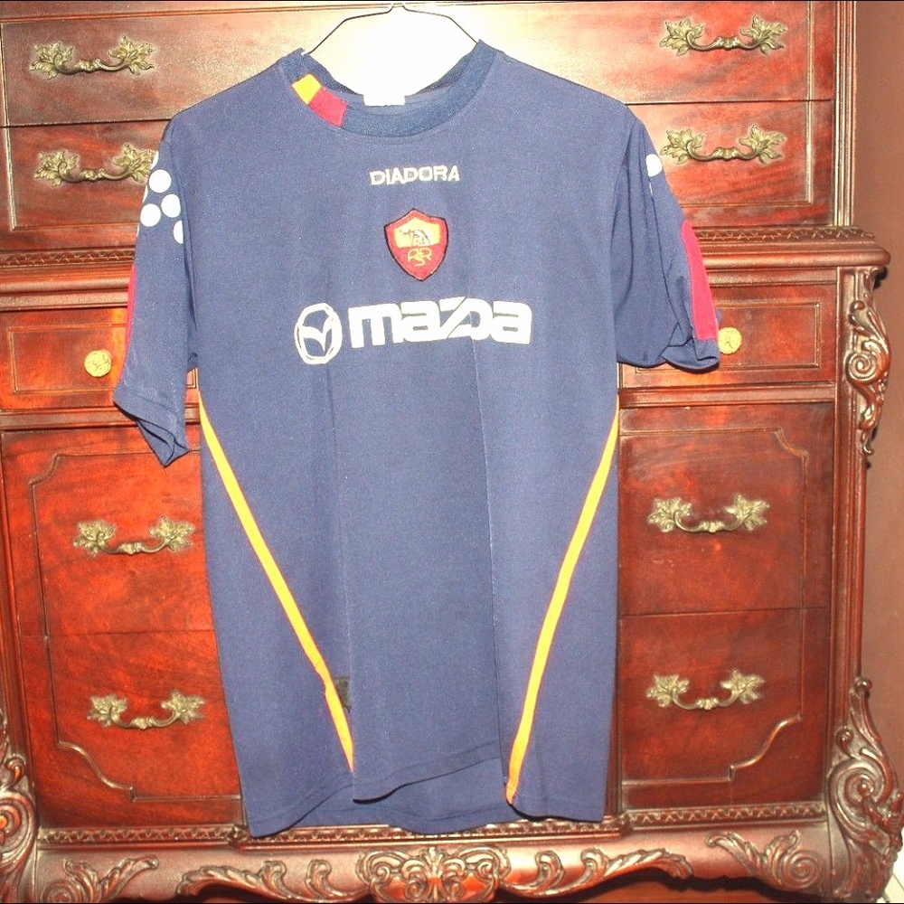 ROMA 2003 vintage L Diadora football shirt jersey